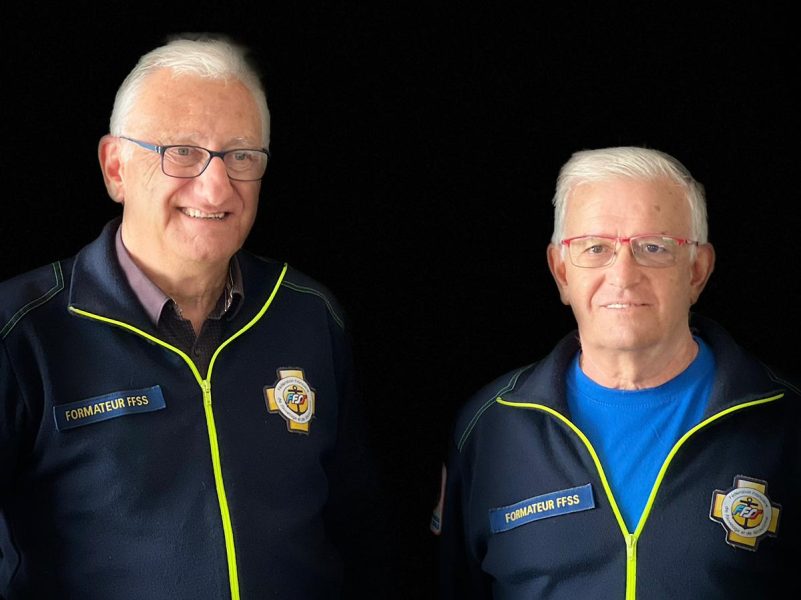 Jean-Louis Cantagrill, président de l'asso et Laurent Benguerel, vice-président